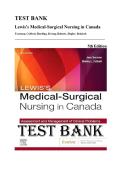 Test Bank &mdash; Lewis&rsquo;s Medical-Surgical Nursing in Canada&comma; 5th Edition &lpar;Tyerman&comma; Cobbett&comma; Harding&comma; Kwong&comma; Roberts&comma; Hagler&comma; Reinisch&comma; 2022&rpar; &vert; All Chapters 1-72 Covered&NewLine;