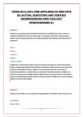 TEXES EC-6 &lpar;291&rpar; FINE ARTS&comma;HEALTH AND PHYS ED &vert;ACTUAL QUESTIONS AND VERIFIED ANSWERS&vert;BRAND NEW 2026-2027 UPDATE&vert;GRADED A&plus;