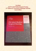 2026 ATI PN Adult Medical Surgical Nursing Test Bank &lpar;12th Edition&rpar; &ndash; 740 Questions with Detailed Rationales & Guaranteed Pass