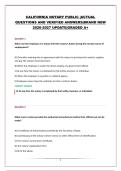 CALIFORNIA NOTARY PUBLIC &vert;ACTUAL QUESTIONS AND VERIFIED ANSWERS&vert;BRAND NEW 2026-2027 UPDATE&vert;GRADED A&plus;