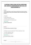 CA NOTARY PUBLIC EXAM &vert;ACTUAL QUESTIONS AND VERIFIED ANSWERS&vert;BRAND NEW 2026-2027 UPDATE&vert;GRADED A&plus;