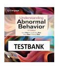 TEST BANK FOR Understanding Abnormal Behavior 12th Edition by David Sue &comma; Derald Wing Sue&comma; Diane Sue ISBN&colon; 978-0357365212 COMPLETE GUIDE ALL CHAPTERS COVERED 100&percnt; VERIFIED A&plus; GRADE ASSURED&excl;&excl;&excl;&excl;