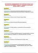 2A HOISTING COMPREHENSIVE TEST UPDATED ACTUAL Exam&NewLine;Questions and CORRECT Answers &vert; Complete Certification&NewLine;Review Guide &vert; Grade A&plus;
