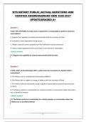 NYS NOTARY PUBLIC &vert;ACTUAL QUESTIONS AND VERIFIED ANSWERS&vert;BRAND NEW 2026-2027 UPDATE&vert;GRADED A&plus;