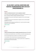 IIA CIA PART 3 &vert;ACTUAL QUESTIONS AND VERIFIED ANSWERS&vert;BRAND NEW 2026-2027 UPDATE&vert;GRADED A&plus;