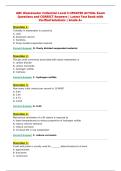 ABC Wastewater Collection Level 3 UPDATED ACTUAL Exam&NewLine;Questions and CORRECT Answers &vert; Latest Test Bank with&NewLine;Verified Solutions &vert; Grade A&plus;