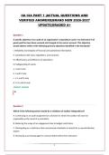 IIA CIA EXAM PACKAGE  -PART 1&comma;2&3 &vert;QUESTIONS AND ANSWERS&vert;BRAND NEW 2026-2027 UPDATE