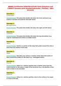 ABMDI Certification UPDATED ACTUAL Exam Questions and&NewLine;CORRECT Answers with Detailed Rationales &vert; Verified &vert; 100&percnt;&NewLine;Accurat