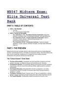 NR547 Midterm Exam 2026&sol;2027&colon; S-Tier PMHNP Test Bank & Differential Diagnosis Study Guide &lpar;Q&A with Mentor Rationales&rpar;