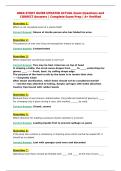 ABSA STUDY GUIDE UPDATED ACTUAL Exam Questions and&NewLine;CORRECT Answers &vert; Complete Exam Prep &vert; A&plus; Verified