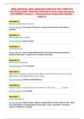 ABSA SURGICAL FIRST ASSISTANT PRACTICE TEST COMPLETE&NewLine;SOLUTION SCRIPT VERIFIED UPDATED ACTUAL Exam Questions&NewLine;and CORRECT Answers &vert; Ultimate Exam Preparation Bundle &vert;&NewLine;Grade A&plus;
