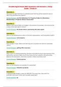 Aceable Agent Exam 2027 Questions and Answers &vert; Study&NewLine;Guide &vert; Grade A&plus;