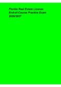 Florida Real Estate License End-of-Course Practice Exam 2026&ndash;2027
