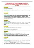 Aceable Agent Exam Updated UPDATED ACTUAL Exam&NewLine;Questions and CORRECT Answers &vert; Practice Review &vert; A&plus;&NewLine;Verified