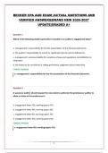 BECKER CPA AUD EXAM &vert;ACTUAL QUESTIONS AND VERIFIED ANSWERS&vert;BRAND NEW 2026-2027 UPDATE&vert;GRADED A&plus;