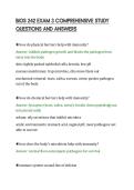 BIOS 242 EXAM 3 COMPREHENSIVE STUDY&NewLine;QUESTIONS AND ANSWERS&NewLine;