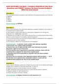 ACHE FACHE BOG Test Bank &vert; Complete UPDATED ACTUAL Exam&NewLine;Questions and CORRECT Answers for Exam Success Graded A&plus;&NewLine;100&percnt; Pass Guaranteed