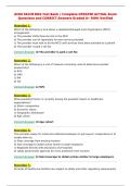 ACHE FACHE BOG Test Bank &vert; Complete UPDATED ACTUAL Exam&NewLine;Questions and CORRECT Answers Graded A&plus; 100&percnt; Verified
