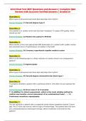 ACLS Final Test 2027 Questions and Answers &vert; Complete Q&A&NewLine;Review with Accurate Verified Answers &vert; Graded A&plus;