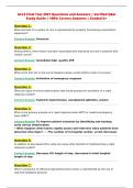 ACLS Final Test 2027 Questions and Answers &vert; Verified Q&A&NewLine;Study Guide &vert; 100&percnt; Correct Answers &vert; Graded A&plus;