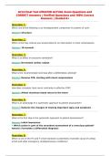 ACLS Final Test UPDATED ACTUAL Exam Questions and&NewLine;CORRECT Answers &vert; Verified Questions and 100&percnt; Correct&NewLine;Answers &vert; Graded A&plus;