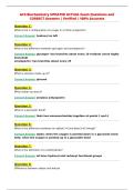 ACS Biochemistry UPDATED ACTUAL Exam Questions and&NewLine;CORRECT Answers &vert; Verified &vert; 100&percnt; Accurate