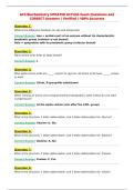 ACS Biochemistry UPDATED ACTUAL Exam Questions and&NewLine;CORRECT Answers &vert; Verified &vert; 100&percnt; Accurate
