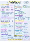 Class 12 Physical Chemistry Complete Notes &ndash; Solutions&comma; Electrochemistry&comma; Chemical Kinetics & Surface Chemistry&NewLine;