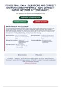 ITS153L Final Exam &vert; Questions and Correct Answers &vert; 2026&sol;27 Updated  &vert; A&plus; Guide &vert; 100&percnt; Correct - Map&uacute;a Institute of Technology
