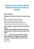 Test Bank for Life-Span Development&comma; 19th Edition &lpar;2024 Release&rpar; by John Santrock &lpar;All Chapters Included&rpar;&period;pdf
