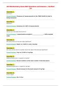 ACS Biochemistry Exam 2027 Questions and Answers &vert; Verified&NewLine;&vert; A&plus;