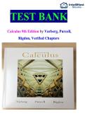 Test Bank For Calculus by Dale Varberg &comma; Edwin Purcell ISBN 978-0131429246