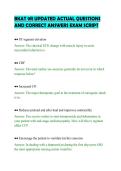 BKAT 9R UPDATED ACTUAL QUESTIONS&NewLine;AND CORRECT ANSWERS EXAM SCRIPT&NewLine;