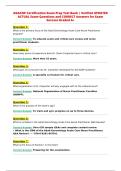 AGACNP Certification Exam 2027 Prep Test Bank &vert; Updated&NewLine;Questions and Answers Review with A&plus; Solutions&NewLine;