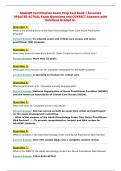 AGACNP Certification Exam 2027 Prep Test Bank &vert;&NewLine;Comprehensive Questions and Answers Guide A&plus; Exam Prep
