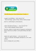NUR 2459 Rasmussen Mental Health Exam 1 Modules 1&ndash;3 &vert; Study Guide & Exam Review 2026
