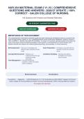 NUR 254 Maternal Bundled Exams 1&comma;2&comma;3 and 4  &vert; A&plus; Guide&vert; 2026&sol;2027 Update Complete Solutions&period;
