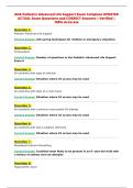 AHA Pediatric Advanced Life Support Exam 2027 Complete&NewLine;Questions and Answers &vert; Verified &vert; A&plus;