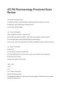 ATI PN Pharmacology Proctored Exam Review &ndash; Study Guide