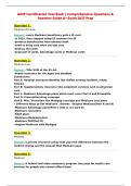 AHIP Certification Test Bank &vert; Complete UPDATED ACTUAL&NewLine;Exam Questions and CORRECT Answers Graded A&plus; 100&percnt;&NewLine;Verified