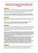 AHIP COMPREHENSIVE STUDY GUIDE WITH COMPLETE SOLVED&NewLine;QUESTIONS AND VERIFIED ANSWERS &vert; UPDATED ACTUAL Exam&NewLine;Questions and CORRECT Answers