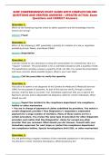 AHIP Exam Latest Version &vert; Verified UPDATED ACTUAL Exam&NewLine;Questions and CORRECT Answers &vert; A&plus; Graded