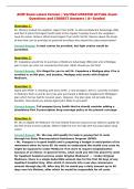 AHIP EXAM ELITE REVIEW WITH ACTUAL QUESTIONS AND&NewLine;VERIFIED ANSWERS FULL SOLUTION &vert; UPDATED ACTUAL Exam&NewLine;Questions and CORRECT Answers