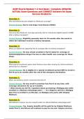 AHIP Final & Module 1&ndash;5 Test 2027 Bank &vert; Updated Questions&NewLine;and Answers Review with A&plus; Solutions