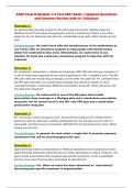 AHIP Final & Module 1&ndash;5 Test Bank &vert; Accurate UPDATED&NewLine;ACTUAL Exam Questions and CORRECT Answers with Solutions&NewLine;Graded A&plus;