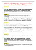 AHIP Final & Module 1&ndash;5 Test Bank &vert; Practice UPDATED ACTUAL&NewLine;Exam Questions and CORRECT Answers for Certification&NewLine;Graded A&plus;