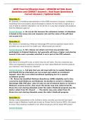 AHIP Final Exam 2027 Complete Questions and 100&percnt; Correct&NewLine;Answers &lpar;Verified Pass&rpar;&NewLine;