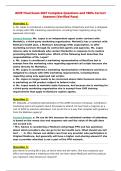 AHIP Final Exam Latest Questions Pack and Solutions &ndash; &lpar;Top&NewLine;Score A&plus;&rpar; &vert; UPDATED ACTUAL Exam Questions and CORRECT&NewLine;Answers