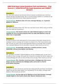AHIP Final Exam Practice UPDATED ACTUAL Exam Questions&NewLine;and CORRECT Answers &ndash; Updated &lpar;A&plus; Score&rpar;