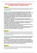 AHIP Final Exam 2027 Premium Questions and Answers Study&NewLine;Guide &lpar;Correct and Verified&rpar;